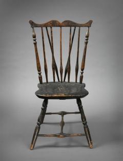 RARE BRACE BACK WINDSOR SIDE CHAIR - 3101491