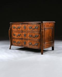 RARE EARLY 18TH CENTURY LOUIS XV PROVINCIAL BURR ELM MAZARIN COMMODE - 2188595