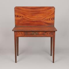 RARE FEDERAL GRAIN PAINTED ONE DRAWER CARD TABLE - 2482058