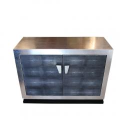 RARE GALUCHAT AND SILVER LEAF SIDEBOARD - 1913780