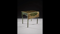 RARE GEORGE III GREEN JAPANNED PEMBROKE TABLE ENGLISH CIRCA 1760 - 1728456