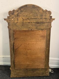 RARE GUSTAVIAN CARVED GILT WOOD EAGLE CREST CORINTHIAN COLUMN MIRROR - 4276571
