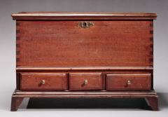 RARE MINIATURE INLAID DOWER CHEST - 1139805