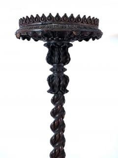 RARE PAIR OF OF TEAK ANGLO ANGLO INDIAN TORCHERES - 3212672