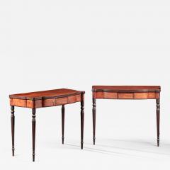 RARE PAIR OF SEYMOUR SCHOOL FEDERAL CARD TABLES - 4545876