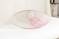 RARE PINK AND WHITE CONFETTI MURANO VETRI GLASS TABLE LAMP - 3022379