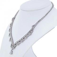 RAYMOND C YARD PLATINUM PS 1 89CT D SI1 GIA NECKLACE - 2777388