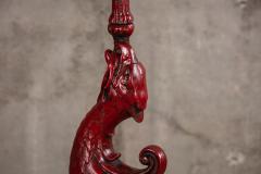 RED PAINTED CAST IRON TALON - 1053667
