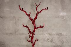 RED PAINTED CAST IRON TALON - 1053668