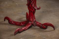 RED PAINTED CAST IRON TALON - 1053672