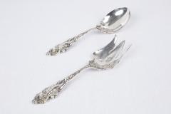 REED BARTON LOVE DISARMED STERLING SALAD SET - 2203550