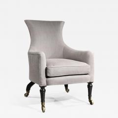 REGENCY MAHOGANY ARMCHAIR OF CURVACEOUS FORM - 1876529