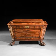 REGENCY MAHOGANY WINE COOLER CELLARETTE OF SARCOPHAGUS FORM - 1851117