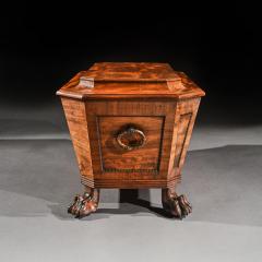 REGENCY MAHOGANY WINE COOLER CELLARETTE OF SARCOPHAGUS FORM - 1851119