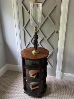 REGENCY PERIOD CIRCULAR LIBRARY BOOK TABLE - 2858363