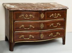 REGENCY ROSEWOOD CROSS BANDED SERPENTINE COMMODE Circa 1725 - 748729