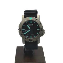 RICHARD KOBOLD KOBOLD ARCTIC DIVER TITANIUM SAFARI WATCH WITH BLACK NYLON STRAP - 3642677