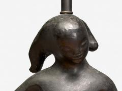 RIMA Rima Mid Century Modern Bronze Sculptural Table Lamps USA 1960s - 4238265