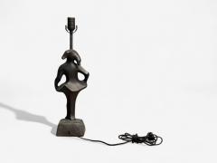 RIMA Rima Mid Century Modern Bronze Sculptural Table Lamps USA 1960s - 4238269
