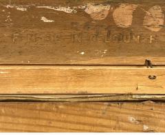 ROBERTA CHEVALIER MID CENTURY PARISIAN GIGI PORTRAIT IN LUSH GARDEN PAINTING SIGNED - 4471993