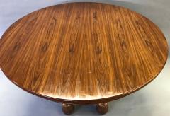 ROSEWOOD VENEER TABLE WITH GILDING DETAIL - 2895274