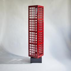 ROTATING RED LACQUER BOOKCASE - 3093026