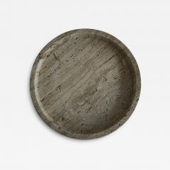 ROUND ITALIAN TRAVERTINE TRAY - 3860304