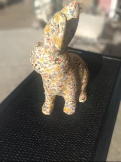 Rabbit covered in Fabric - 3877879