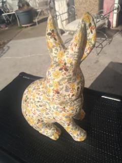 Rabbit covered in Fabric - 3877883