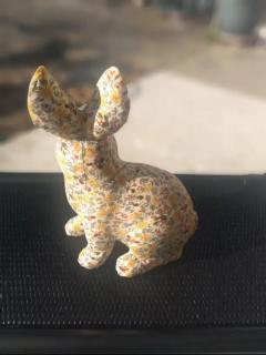 Rabbit covered in Fabric - 3877907