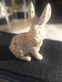 Rabbit covered in Fabric - 3877908