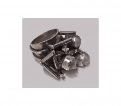 Rachel Gera Rachel Gera Abstract Modernist Sterling Ring Israel C 1975 - 363171