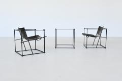 Radboud Van Beekum Radboud van Beekum model FM61 cubic lounge chairs set Pastoe Netherlands 1980 - 4099058