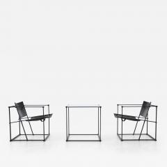Radboud Van Beekum Radboud van Beekum model FM61 cubic lounge chairs set Pastoe Netherlands 1980 - 4101543