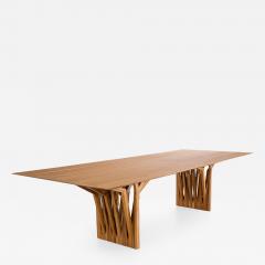 Radi Dining Table with a Teak Roofing Anchor Table Base - 2299601