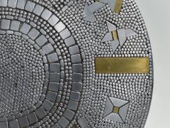 Raf Verjans Raf Verjans Brutalist Mosaic Round Coffee Table - 2994674