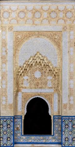 Rafael Contreras A Large Spanish Alhambra Architectural Model Plaque - 3214055