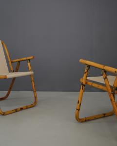 Raffaella Crespi Raffaella Crespi folding chairs in Bambu del 1950  - 1069674