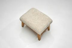 Ragnvald Krogen s Pair of Stools by Krogen s with Sheepskin Seats Norway 20th Century - 4240193