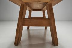 Ragnvald Krogen s Pinewood Bench with Upholstered Seat by Krogen s Norway 1960s - 4294795