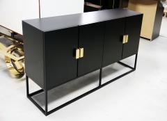 Railis Kotlevs Contemporary Norse Sideboard in Black Ash Brass by Railis Design - 2308459