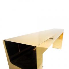 Railis Kotlevs Large bespoke gold console table by Railis Kotlevs - 4099487