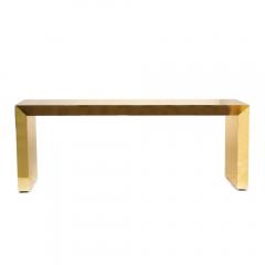 Railis Kotlevs Large bespoke gold console table by Railis Kotlevs - 4099488