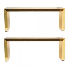 Railis Kotlevs Large bespoke gold console table by Railis Kotlevs - 4099492