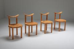 Rainer Daumiller Rainer Daumiller set of six dining chairs in pine 1970s - 1311616