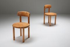 Rainer Daumiller Rainer Daumiller set of six dining chairs in pine 1970s - 1311619