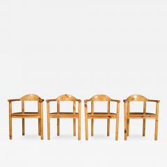 Rainer Daumiller Set four Rainer Daumiller solid pine dining chairs Hirtshals - 2983419