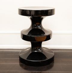Ralph Pucci Ralph Pucci International India Mahdavi Bishop Stool Side Table in Black - 4289687