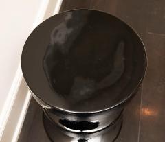 Ralph Pucci Ralph Pucci International India Mahdavi Bishop Stool Side Table in Black - 4289699