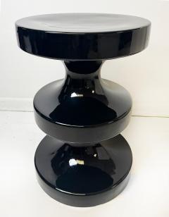 Ralph Pucci Ralph Pucci International India Mahdavi Bishop Stool Side Table in Black - 4289704